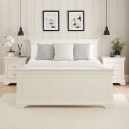 The Furniture Market Wilmslow White Painted 4Ft 6In Double Size Bed - thumbnail 2