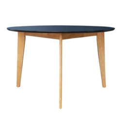 Bo Living Norse Dining Table Black Top Oak Legs - thumbnail 3