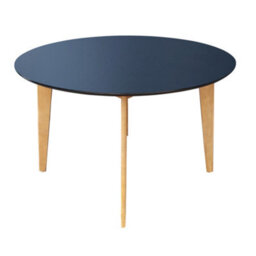 Bo Living Norse Dining Table Black Top Oak Legs - thumbnail 2
