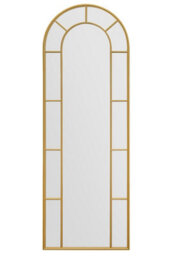 "Mirroroutlet - The Arcus - Gold Framed Arched Leaner Garden Wall Mirror 67"" X 24"" (170  X 60 Cm)" - thumbnail 3
