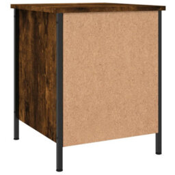 Berkfield Bedside Cabinet Smoked Oak 40X42X50 Cm Engineered Wood - thumbnail 8