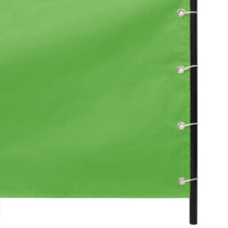 Berkfield Balcony Screen Light Green 120X240 Cm Oxford Fabric - thumbnail 3