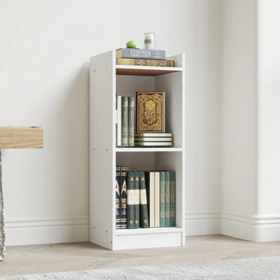 Tier Bookcase Cube Storage Unit Bookshelf Display Floor Shelf Spacesaving 2 Tier 2 Cube - image 1