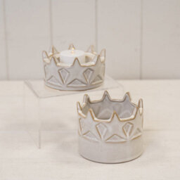 Stoneglazed Star Candle Holder - thumbnail 2
