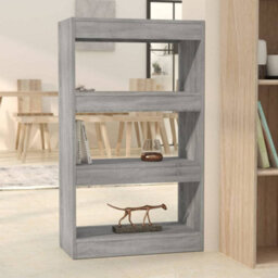 Berkfield Book Cabinet/room Divider Grey Sonoma 60X30X103 Cm Engineered Wood
