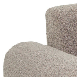 Furniture To Go Midfield Left Hand Facing 2 Seater Chaise Longue In Boucle Beige Fabric - thumbnail 9
