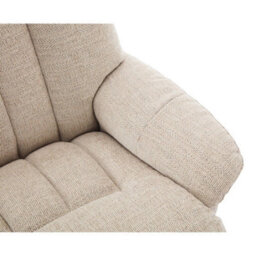 Morris Living The Paris Swivel Recliner Chair & Footstool In Lille Sand Fabric - thumbnail 8