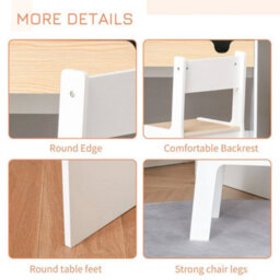 Kids Desk And Chair Set Children Study Table - thumbnail 3