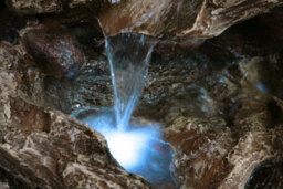 Primrose Rocky River Stone Effect Cascading Garden Patio Water Feature Fountain With Led Lights For Indoor & Outdoor Use H103Cm - thumbnail 7