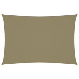 Berkfield Sunshade Sail Oxford Fabric Rectangular 3X5 M Beige