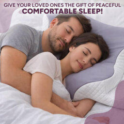 Zuvo Cervical Memory Foam Pillow For Neck And Shoulder Support Orthopaedic Contour Design Ideal For Side And Back Sleepers - thumbnail 8