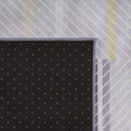 Beliani Grey Polyester Rug 80 X 150 Cm - Low Pile Modern Abstract Linear Pattern With Yellow Accents - thumbnail 6