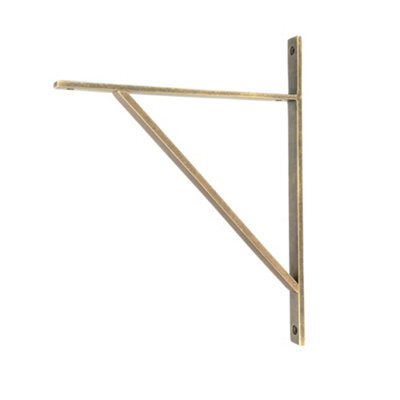 From The Anvil Burnished Brass Chalfont Shelf Bracket (314mm X 250mm) - image 1
