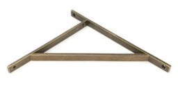 From The Anvil Burnished Brass Chalfont Shelf Bracket (314mm X 250mm) - thumbnail 3