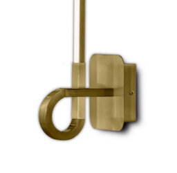 Luminosa Lighting Luminosa Cinto Wall Lamp 48Cm, 6W Led, 3000K, 480Lm, Antique Brass - thumbnail 3