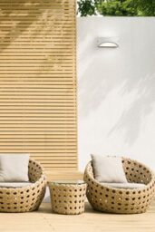 Luminosa Lighting Luminosa Kapa Up Down Led Wall Fixture White Ip54 8.7W 4000K White 444Lm - thumbnail 2