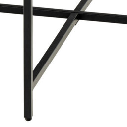 Furniture To Go Lamoine Round Coffee Table In Matt Black - thumbnail 7