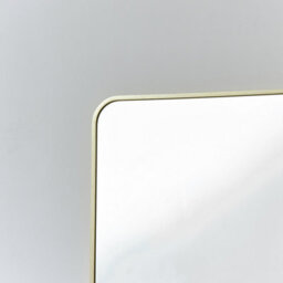 Melody Maison Tall Gold Curved Framed Wall / Leaner Mirror 135Cm X 40Cm - thumbnail 3