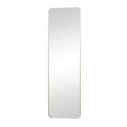 Melody Maison Tall Gold Curved Framed Wall / Leaner Mirror 135Cm X 40Cm - thumbnail 8