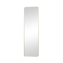 Melody Maison Tall Gold Curved Framed Wall / Leaner Mirror 135Cm X 40Cm - thumbnail 7