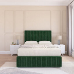 Sloomy Madison Emerald Plush 2Ft6 Memory Foam Bed Set With 2 Drawers, Mattress & Headboard- Small Single - thumbnail 3