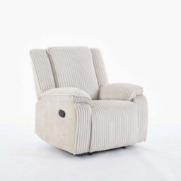 More4Homes Verona Jumbo Cord Manual Recliner Chair (Beige) - thumbnail 2