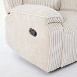 More4Homes Verona Jumbo Cord Manual Recliner Chair (Beige) - thumbnail 7