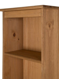 Bookcase Tall Narrow Large Display Mexican Pine By - thumbnail 6