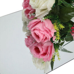 Garden Sanctuary 3Pcs Square Acrylic Adhesive Frameless Wall Mirror 30Cm - thumbnail 2