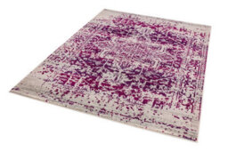 Red Floral Traditional Easy To Clean Rug For Dining Room-200Cm X 290Cm - thumbnail 3