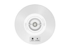 CGC Lighting Cgc Surface Mount Round Ip65 Emergency Downlight White Finish With Changeable Corridor And Open Area Lens Included - thumbnail 2
