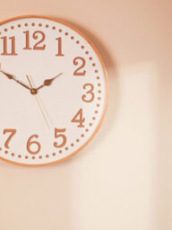 Orsina Interiros By Premier Retro White Wood With Gold Numbers Wall Clock, Intricate Design Clock For Kiitchen, Wall Clock For Outdoor - thumbnail 5
