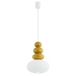 Luminosa Lighting Luminosa Diego Globe Pendant Ceiling Light Honey Gloss Gu10 - thumbnail 1