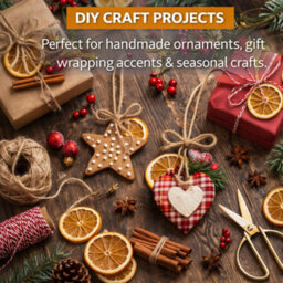 H4H 45X Dried Orange Slices Natural Fruit For Christmas Craft Wreath Florist Decoration Uk - thumbnail 3