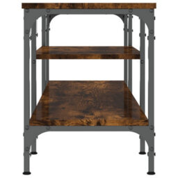Walplus Tv Cabinet Smoked Oak 121X35X45 Cm Engineered Wood&iron - thumbnail 5