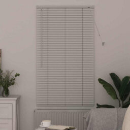 Walplus Window Blind With Curtains Manual White Aluminium - thumbnail 3