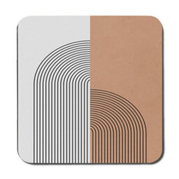 Benjamin Tate Design Designer Artwork Set Of 12 Placemat Coaster With Wood Bottom For Elegant Table Decor Exclusive Edition - thumbnail 3