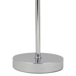 First Choice Lighting Chrome Stick Table Lamp With Ochre Cut Out Shade - thumbnail 4