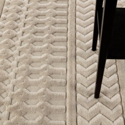 Livabliss Le Mans-Modern Beige 3D High & Low Pile Textured In- & Outdoor Rug 120 X 170 Cm Easy Care, Non Shedding - thumbnail 7