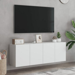 Vidaxl Tv Cabinets Wall-Mounted 2 Pcs White 60X30X41 Cm - thumbnail 4