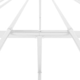 Berkfield Metal Bed Frame White 180X200 Cm 6Ft Super King - thumbnail 7