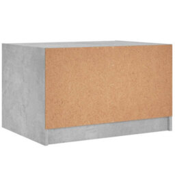 Berkfield Coffee Table With Glass Doors Concrete Grey 68X50X42 Cm - thumbnail 8