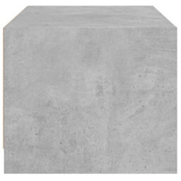 Berkfield Coffee Table With Glass Doors Concrete Grey 68X50X42 Cm - thumbnail 7