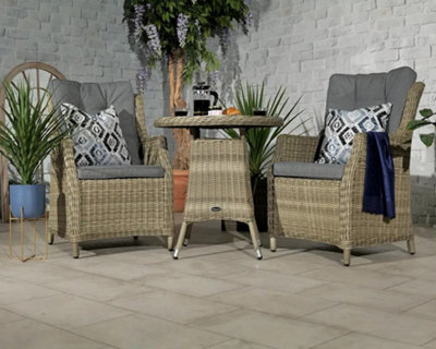 Royalcraft Wentworth 2 Seater Highback Comfort Round Bistro Set - image 1