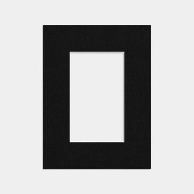 Ak Frames 8X6 Black Picture Mounts To Fit 5X3 Aperture Size - Mount Board Only (No Frame Included) - image 1