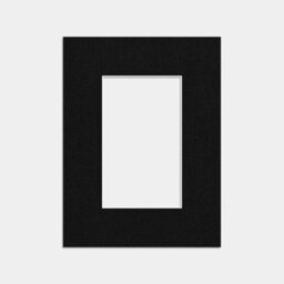 Ak Frames 8X6 Black Picture Mounts To Fit 5X3 Aperture Size - Mount Board Only (No Frame Included) - thumbnail 1