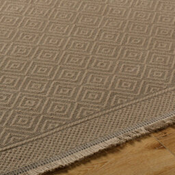 Livabliss Mystery-Washable Tan Beige Modern Living Dining Jute Rug 79 X 152 Cm Easy Care, Non Shedding - thumbnail 3