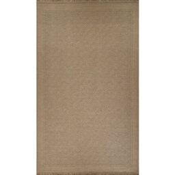 Livabliss Mystery-Washable Tan Beige Modern Living Dining Jute Rug 79 X 152 Cm Easy Care, Non Shedding - thumbnail 1