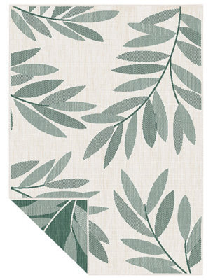 The Rugs Duo Weave Collection Outdoor Rugs In Trailing Leaves Design - image 1