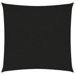 Berkfield Sunshade Sail 160 G/m2 Black 2.5X3 M Hdpe - thumbnail 1